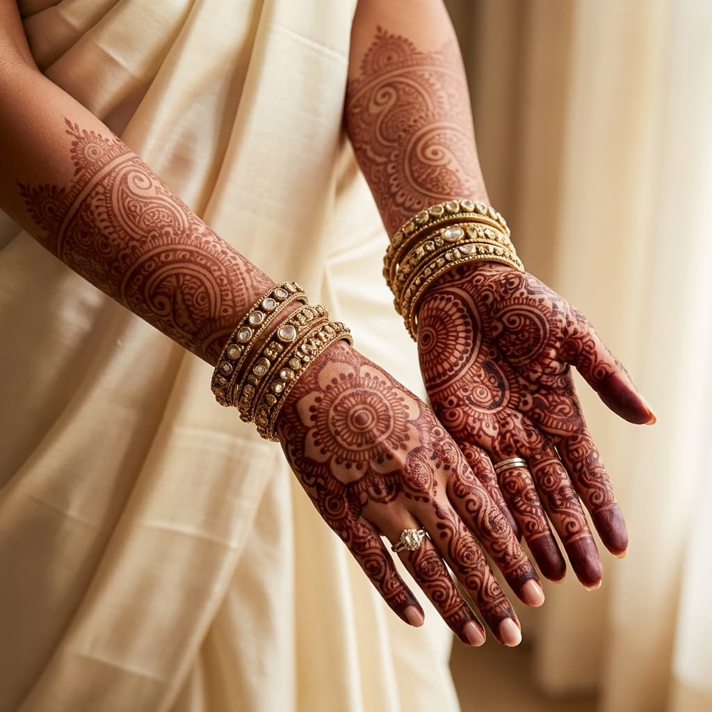 Pratikshya Timalsina Henna - Intricate bridal mandala design Austin