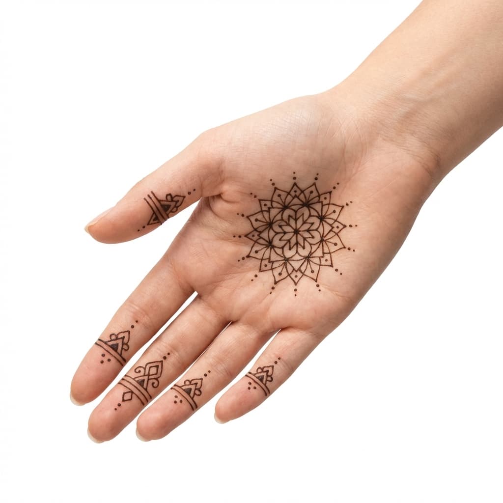 Pratikshya Timalsina - Contemporary dotwork finger design Austin